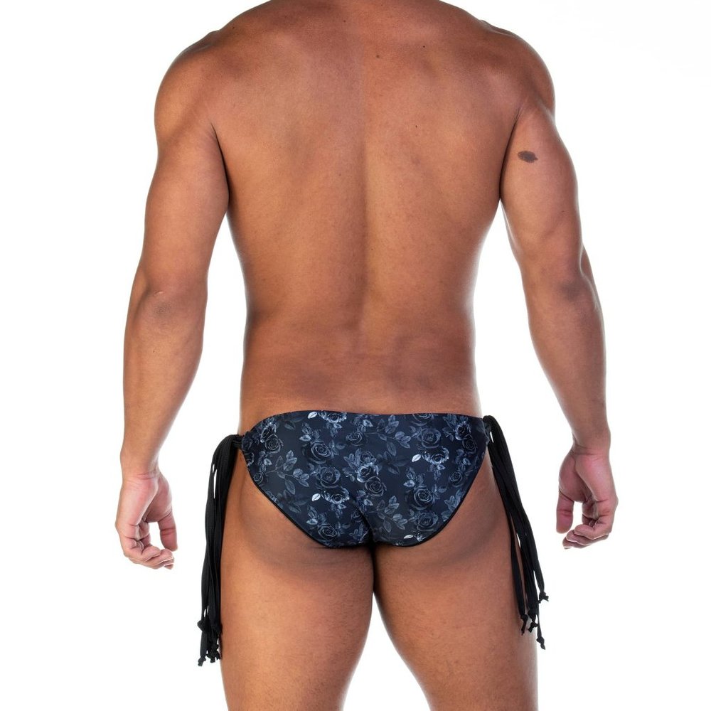 GIGO ROSE BLACK SWIM BRIEF - Picture 6 of 9